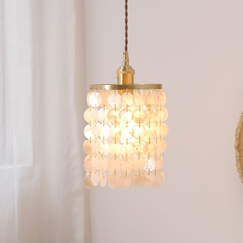 Long Shell Wind Chime Bedside Pendant Light