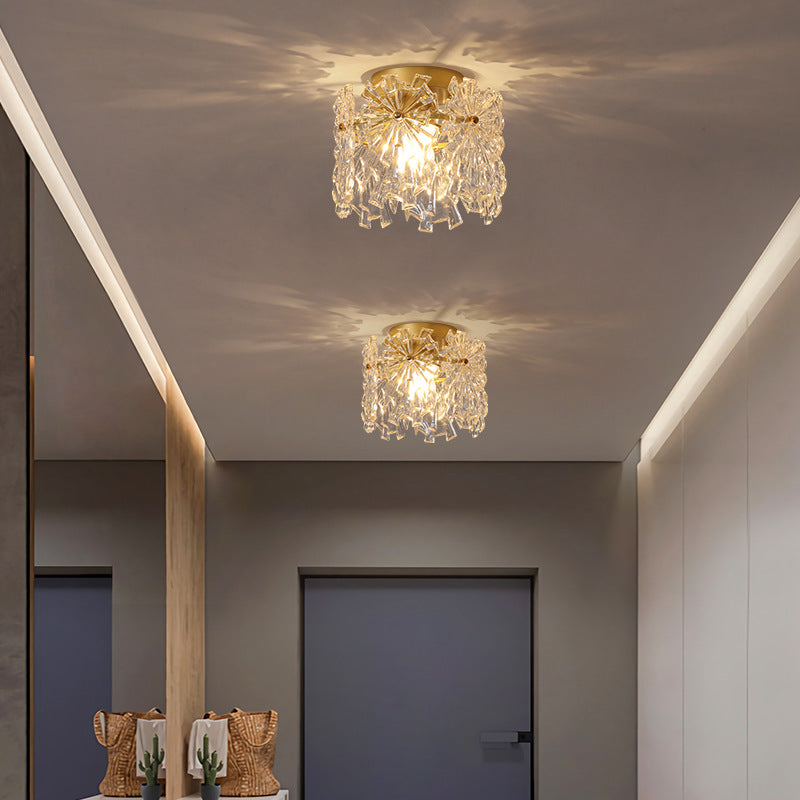 Crystal Chandelier Hallway Ceiling Light