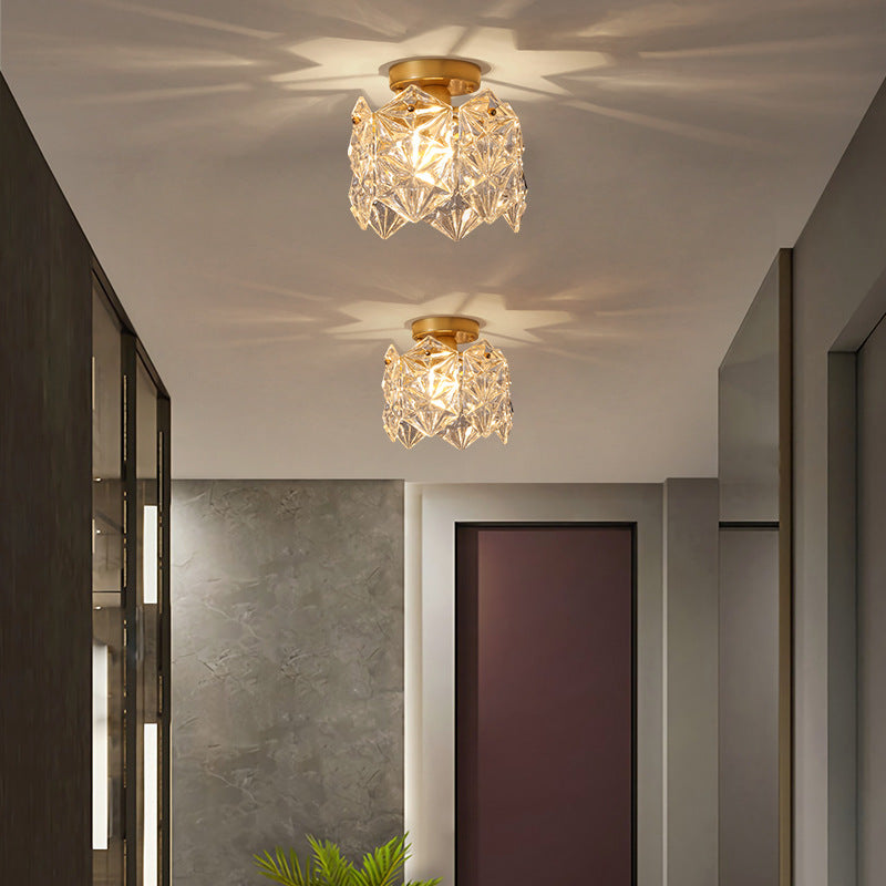 Crystal Chandelier Hallway Ceiling Light