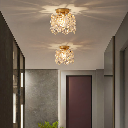 Crystal Chandelier Hallway Ceiling Light