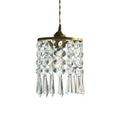 Luxury Crystal Single-Head Bedside Pendant Lamp