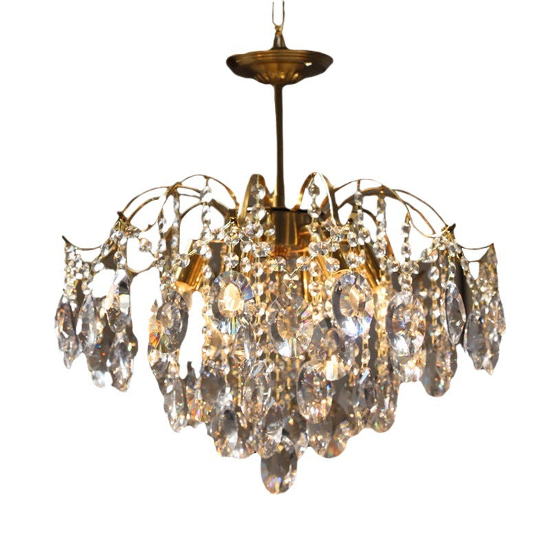 Luxury Romantic Master Bedroom Crystal Chandelier