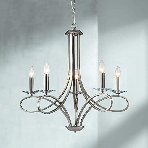 Simple Wrought Iron Irregular Line Chandelier