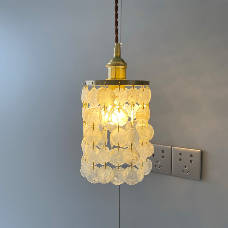 Long Shell Wind Chime Bedside Pendant Light