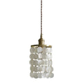 Long Shell Wind Chime Bedside Pendant Light